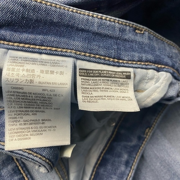 Levi’s 711 skinny distressed jeans women size 16w plus size - Picture 5 of 8